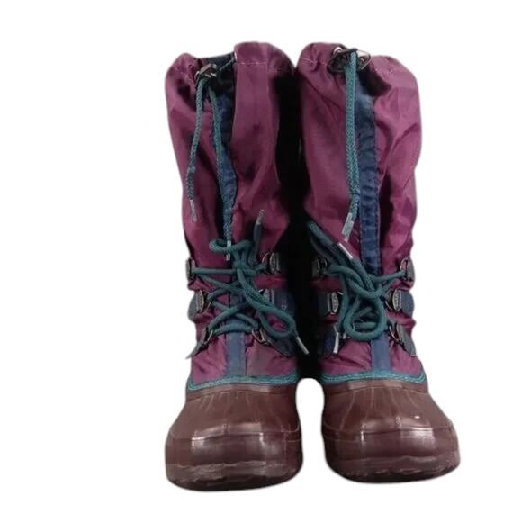 Sorel Boots Womens 6 Snow Winter Tall Retro Freestyle Waterproof Active Lace Up - Picture 3 of 15